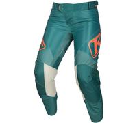 Klim XC Lite 2023 Pantalones de motocross para damas, verde/naranja, Talla 14/30