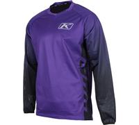 Klim XC Lite Purist Maillot de motocross, negro/morado, Talla L