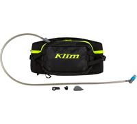 Klim XS Aqua Pak Bolsa de cintura + 2L de hidratación de la vejiga, negro para Hombres