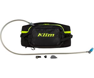 Klim XS Aqua Pak Bolsa de cintura + 2L de hidratación de la vejiga, negro para Hombres