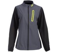 Klim Zephyr Wind Ladies Chaqueta Textil Moto, negro-gris, tamaño S para Mujer