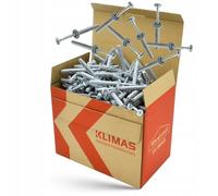 KLIMAS SMK Tacos de clavo con cuello cilíndrico (5 x 50-200 unidades)