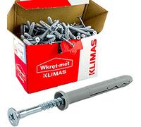 KLIMAS Tacos de Percusión 8 x 100, 100 Unidades, Hierro