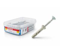 Klimas - Tacos para clavos (6 x 40 mm, 100 unidades, 8 x 60 mm, 25 unidades)