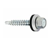 KLIMAS Tornillo para chapa (250 unidades, 4,8 x 25 mm, galvanizado)