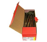 Klimas Tornillos para madera - tornillos de cabeza -Tornillos multiusos - cabeza de plato torx- para construcción de tejado - Pornillos autorroscantes - Screw - 10x220 mm 25 uds. WKCP