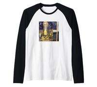 Klimt Pallas Atenea Diosa Griega Guerra Sabiduría Mitología Arte Camiseta Manga Raglan