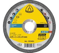 KLINGSPOR 202401 A 60 TZ Special - Disco de corte (125 x 1 x 22,23, G)