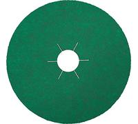 Klingspor 204797 Discos de Fibra Vulcanizados, CS 570, 10 Forma de Perforación, 36 Grano, 115 mm x 22 mm