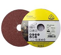 Klingspor 255906 - Disco de fibra para acero, metales no ferrosos, plástico, FI|CS561|40|S|30|115X22|5SRT - Contenido: 5 unidades
