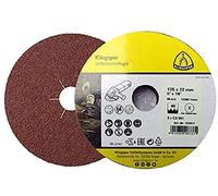 Klingspor 255914 FI|CS561|120|S|30|125X22|5SRT - Disco de fibra para acero, metales no ferrosos, plástico, 5 unidades