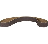 Klingspor 258730 Bandas Abrasivas de Fibra Sintética, NBS 800, 75 x 2000 mm, F3W Tipo de Unión, Marrón Rojizo Color, Medio Índice de Finura