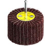 Klingspor 258932 Cepillo mil Hojas de Láminas Pequeñas, NCS 600, 60 Grano, Grueso Índice de Finura, 32 m/s Velocidad Máxima, 12200 rpm, 50 mm x 30 mm x 6 mm, Marrón Rojizo