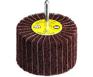 Klingspor 258949 Cepillo mil Hojas de Láminas Pequeñas, NCS 600, 100 Grano, Medio Índice de Finura, 32 m/s Velocidad Máxima, 6100 rpm, 100 mm x 50 mm x 6 mm, Marrón Rojizo
