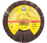 Klingspor 277020 Ruedas Abrasivas de Láminas, WSM 617, 125 x 20 mm, Grano 80