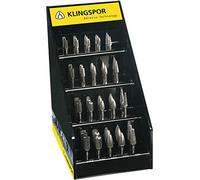 Klingspor 300627 Fresas de Metal Duro, HF 100 Set, 6 Dentado, 6 mm Diámetro del Vástago, 335 mm x 225 mm x 380 mm