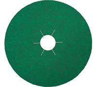 Klingspor 318352 Discos de Fibra Vulcanizados, FS 966 ACT, 30 Forma de Perforación, 24 Grano, 180 mm x 22 mm