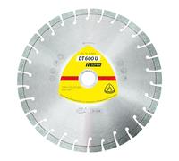 Klingspor 322634 Discos de Corte Diamantados para Amoladoras Angulares, DT 600 U, 230 x 22.23 mm, 6600 RPM