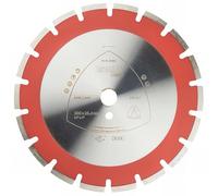 Klingspor 325088 Discos de Corte Diamantados para Cortadura de Juntas, DT 602 B, 350 mm x 25.4 mm, 5500 RPM, 21 mm/40 mm/3.2 mm/9 mm Segmentos