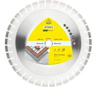 Klingspor 325194 Discos de Corte Diamantados para Tronzadoras Motorizadas/Cortadura de Juntas/Sierras de Mesa, DT 600 U, 350 mm x 20 mm, 5500 RPM