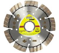 Klingspor 325209 Discos de Corte Diamantados para Amoladoras Angulares, DT 900 U, 125 mm x 22.23 mm, 12200 RPM