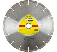 Klingspor 325346 Discos de Corte Diamantados para Amoladoras Angulares, DT 300 U, 125 mm x 22.23 mm, 12200 RPM