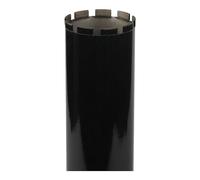 Klingspor 325764 Coronas de Perforación con Conexión de R 1/2", DK 612 B, 160 mm Diámetro, 300 mm Largo útil, 12 mm/24 mm/2.5 mm/10 mm Segmentos