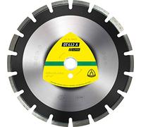 Klingspor 330078 Discos de Corte Diamantados para Tronzadoras Motorizadas/Cortadura de Juntas, DT 612 A, 450 x 25.4 mm, 4300 RPM, 28 mm/40 mm/3.7 mm/10 mm Segmentos
