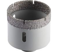 Klingspor 330680 Corona Diamantada para el Trabajo en Seco, DB 600 F, 40 mm Diámetro, Rosca M 14, 13300 RPM, 45 mm Largo útil, 1/15 mm Segmentos