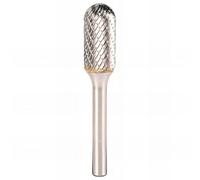 Klingspor 334133 Fresas de Metal Duro, HF 100 C, 10 Dentado, 6 mm Diámetro del Vástago, 6 mm x 18 mm x 50 mm