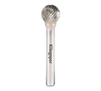 Klingspor 334142 Fresas de Metal Duro, HF 100 D, 11 Dentado, 6 mm Diámetro del Vástago, 6 mm x 4.7 mm x 50 mm