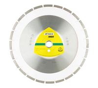 Klingspor 336224 Discos de Corte Diamantados para Tronzadoras Motorizadas/Cortadura de Juntas/Sierras de Mesa, DT 350 U, 350 x 20 mm, 6400 RPM