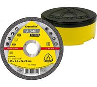 Klingspor 340938 A 346 Extra Discos de Corte Kronenflex INOX/Acero, D125 x A1.6 x P22.23 mm