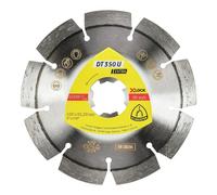 Klingspor 350464 DT 350 U Extra - Disco de corte de diamante para amoladora angular para materiales de construcción, hormigón, clase extra, 125 x 2,4 x 22,23 mm