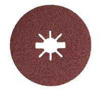 Klingspor 351147 CS 561 - Discos de fibra para acero, metales no ferrosos (universal, X-LOCK, 36 granos, 125 x 22 mm, 25 unidades)