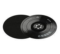 Klingspor 70433 Platos de Apoyo/Sujecin cierre de gancho y bucle, Autoadhesivo, HST 359, 115 mm Dimetro, Rosca M 14