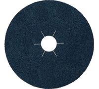 Klingspor 85517 Discos de Fibra Vulcanizados, CS 565, 10 Forma de Perforación, 50 Grano, 115 mm x 22 mm