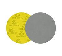 Klingspor Disco abrasivo con espuma para pintura, pintura, pintura, espátulas sin agujero, 1500 granos, 1500 mm de diámetro, 10 unidades