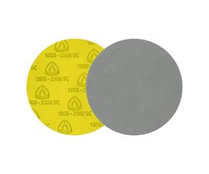 Klingspor Disco abrasivo con espuma para pintura, pintura, pintura, espátulas sin agujero, 1500 granos, 1500 mm de diámetro, 10 unidades