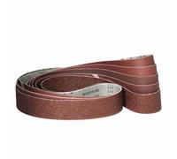 Klingspor Juego de bandas de lija de 50 x 1500 mm, grano 40/60/80/120/180 para lijadora de banda lijadora, para lijadora, lima, afilado y eliminación de óxido (5 unidades)