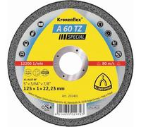 Klingspor Kronenflex 202400 202400 - Discos de corte rectos para acero inoxidable y acero (115 x 1 x 22,23 mm)