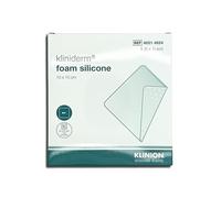 Kliniderm 10 x 10 cm, Vendaje cuadrado de espuma de silicona sin bordes, 5-pack
