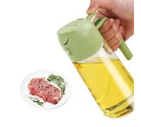 Klink Dispensador Aceite Spray Pulverizador 2 en 1 Spray de Vidrio Antigoteo para Cocina Aceiteras con Difusor Aceite Cocina Dosificador 470ml Freidoras de Aire y Cocinar Rociador Cocinar
