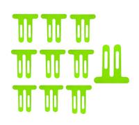 KLINNA 10 cintas para rodillas precortadas - Cintas fisiológicas profesionales para aliviar el dolor, elástico e impermeable, cinta para el dolor de rodilla (verde)