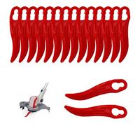 KLINNA 100 cuchillas de repuesto para cortabordes de plástico, accesorios de alta calidad para recortadoras, cuchillas de plástico compatibles con Einhell accesorios FRT18A FRT18A1 Art 46155 FRT20A1