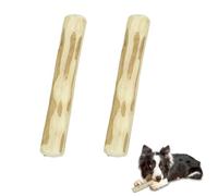 KLINNA 2 piezas de madera de café para perros | Madera masticable natural y juguete para el cuidado dental | Hueso masticable duradero para cachorros y perros pequeños | Hueso de madera para perros