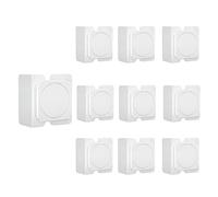 Kliplinc 10 unidades de cerraduras blancas para cajones para el hogar, seguridad para bebés, cerrojos para niños pequeños, armarios de refrigerador
