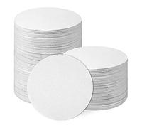 Kliplinc 100 unidades de papel redondo para horno microondas, 11,9 cm, cerámica de alta temperatura para fundición de vidrio casero