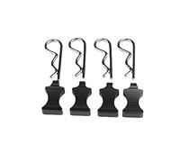 Kliplinc 4 Unidades K?Rper Clip Holder H¨¹Lle Hebillas Fijas Cerradura para 1/6 RC Crawler Auto Axial SCX6 AXI05000 Accesorios de actualización de Piezas