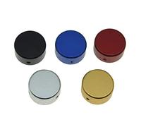 Kliplinc 5 unidades Pedal de efecto de guitarra de metal interruptor de efecto de uñas tapa de aluminio con color aleatorio